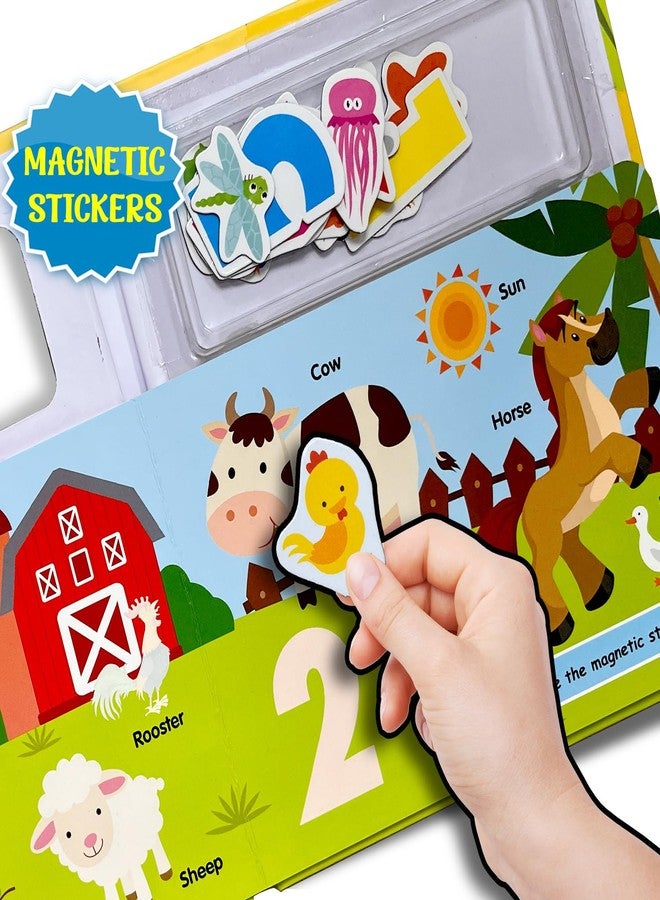 BRIJBASI My First Numbers Magnetic Play Book Set 3x Early Learning Preschool SKills for Kids Childeren, Toddlers Preschool Activities - Ages 1+ Years - Image 3